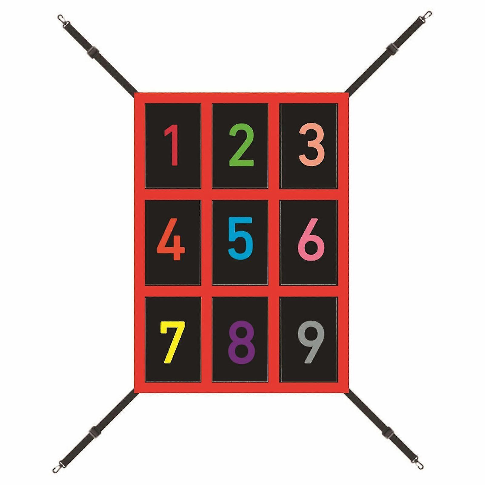 Numbered Adjustable Baseball Target Net