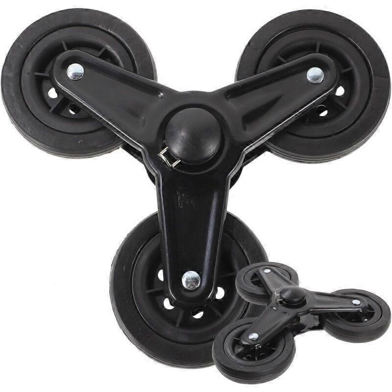 Triangular wheels for trolleys  Durable material  Special design to reduce wear  Compatible with various carriers