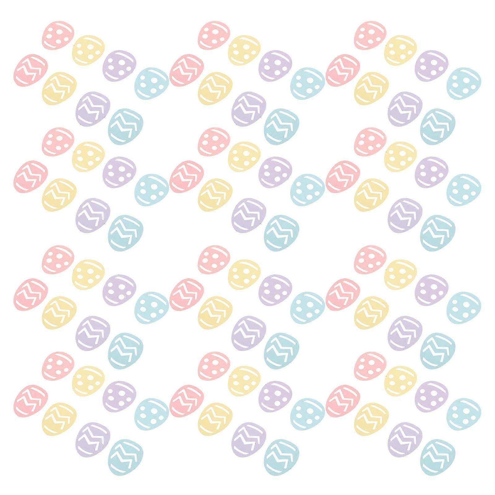 Colorful Easter Egg Paper Confetti 100Pcs compatible with Party Event Decor