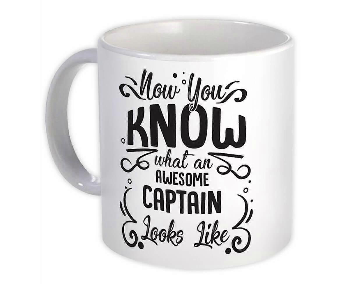 Vivid Print Ceramic Captain Mug