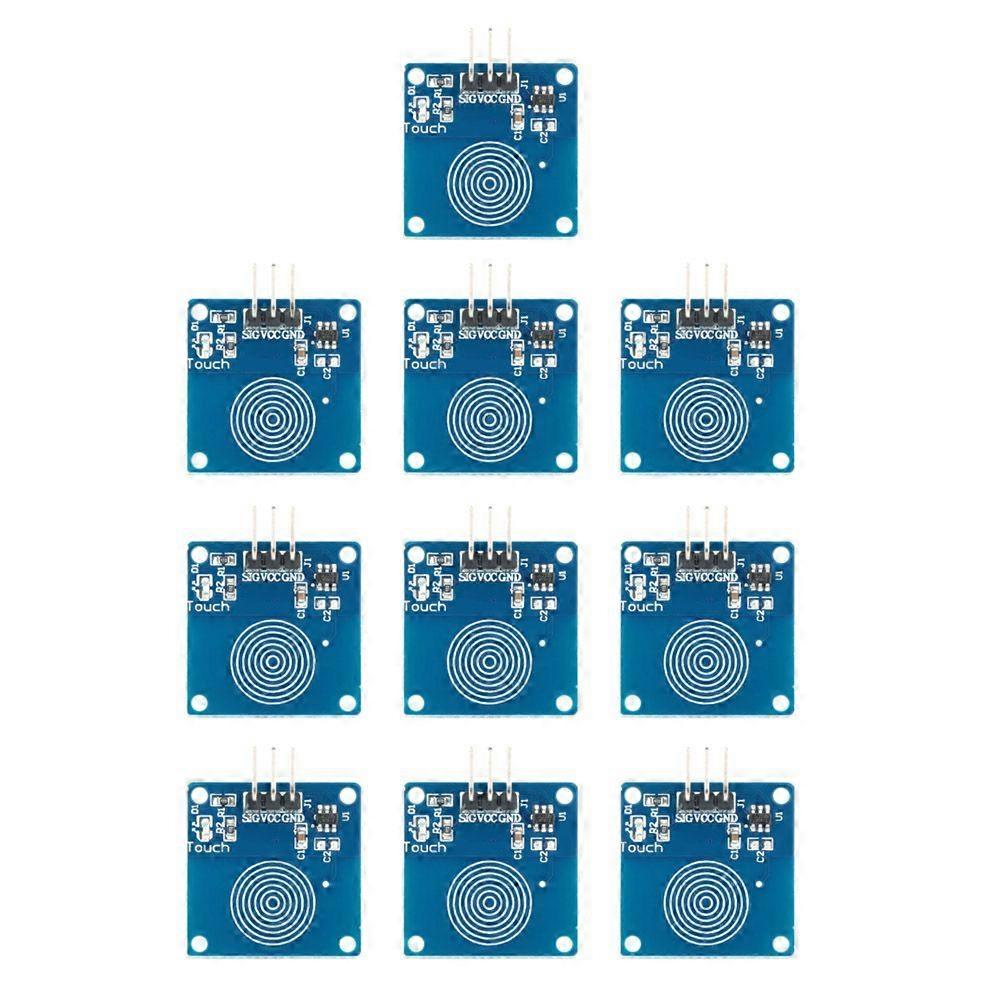 10Pcs Touch Sensor Module Digital TTP223B Capacitive Electrical Equipment YEMAA