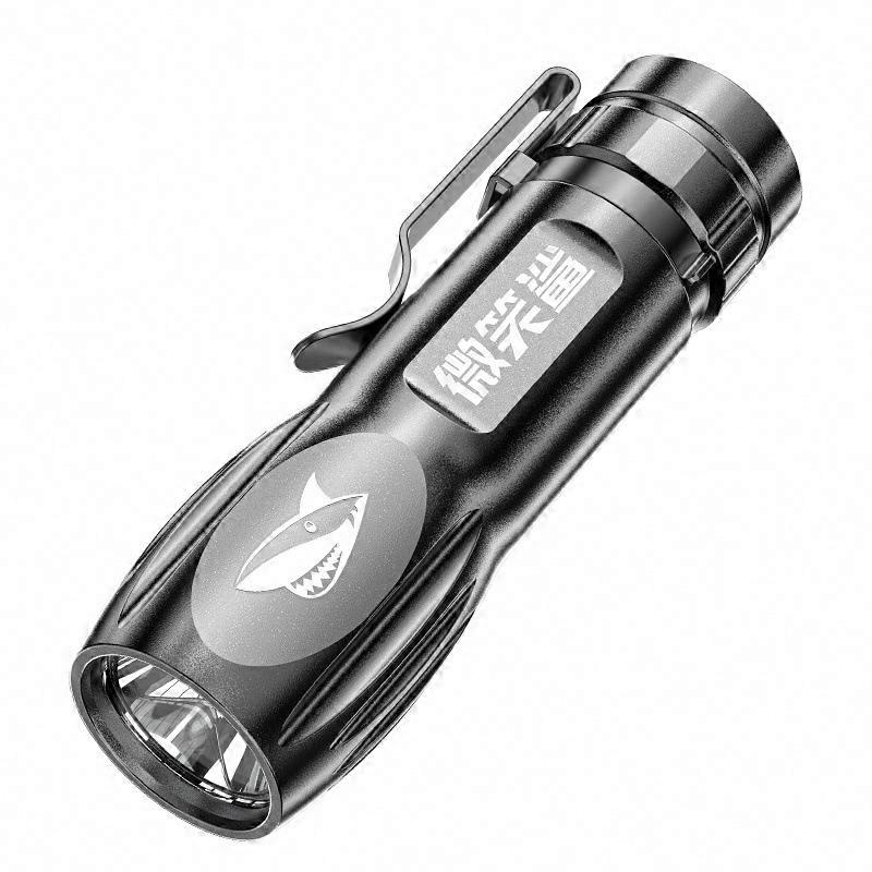 High Power Mini LED Flashlight, USB Rechargeable with Fixed Focus