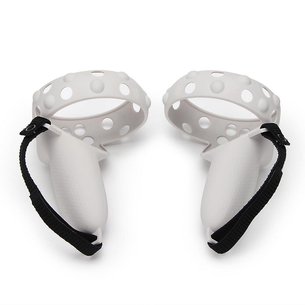 For Oculus Quest 2 Handle Protective Cover Eye Mask Drop-resistant Anti-lost All-inclusive Silicone