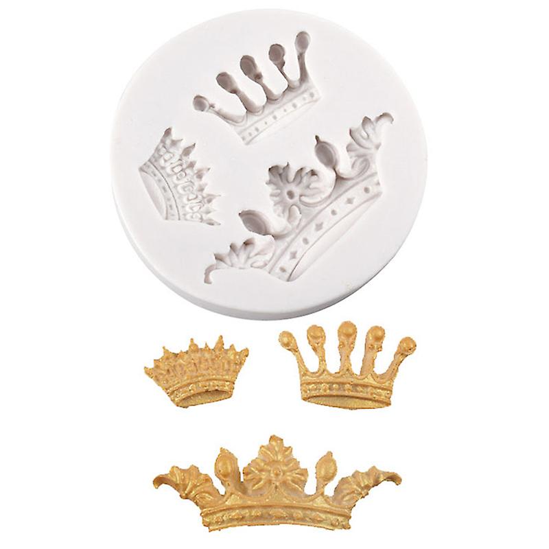 Mini Crown Silicone Mold Creative Cake Decoration Tool Practical Chocolate Mold