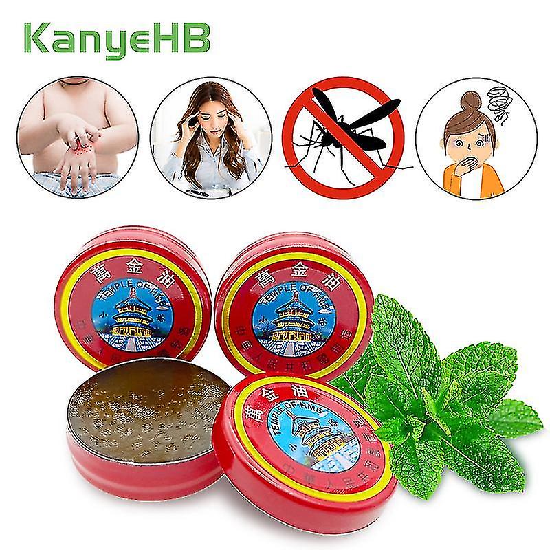 Mini Medical Red Tiger Balm Ointment Muscle Back Neck Headache Dizziness Arthrit