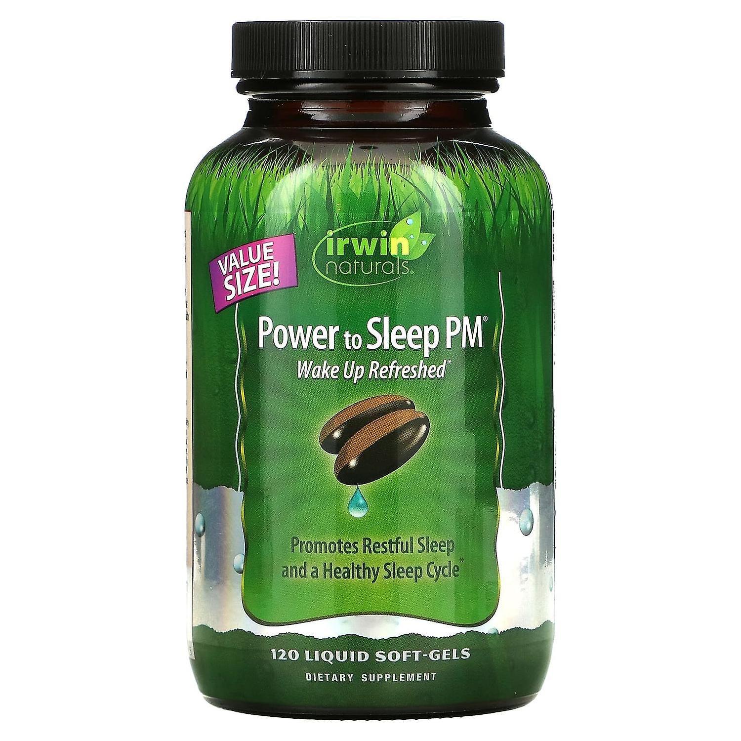 Irwin Naturals, Power to Sleep PM, 120 Liquid Soft-Gels