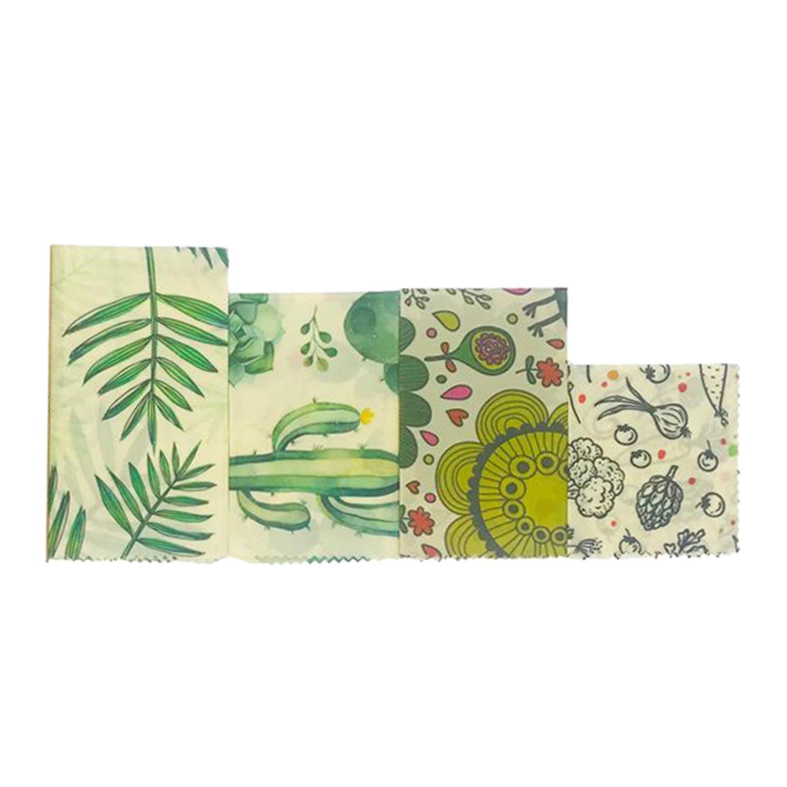 Beeswax Food Wraps for Bread   Wrapping Zero Waste  Green Leaf