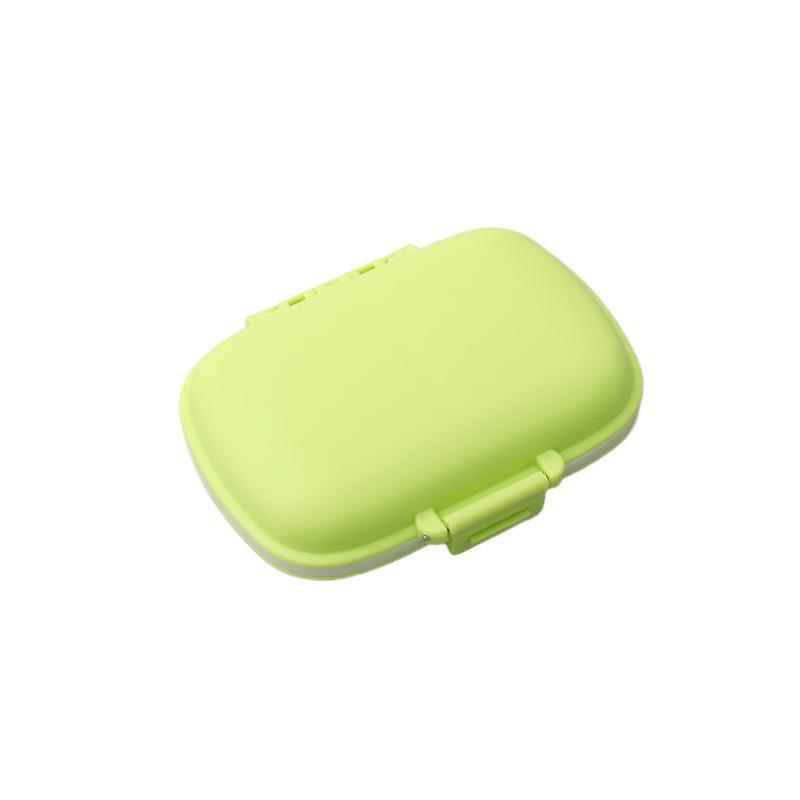 Moisture Proof Pill Storage Box Portable Double Layer Sealed Container With 8 Compartments