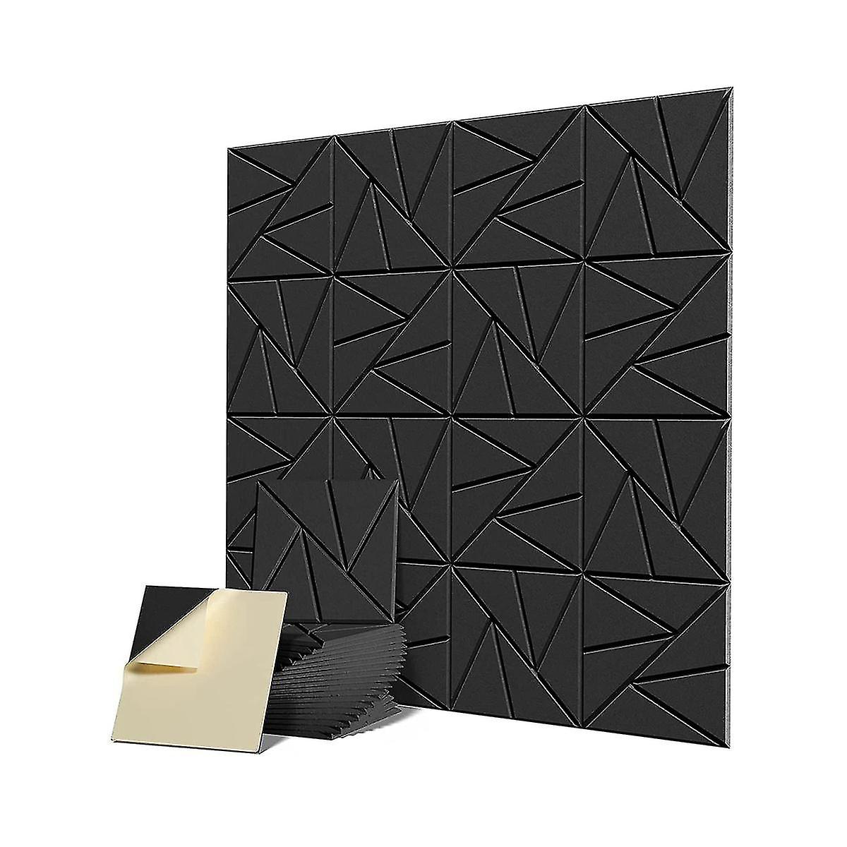 16db akusztikus panel öntapadós, 12x12x0.4in hangszigetelő panel, hangpanel nagy sűrűségű csapszeg