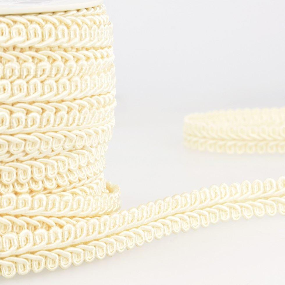 15mm Stephanoise Gimp Braid Trim Ivory - per metre