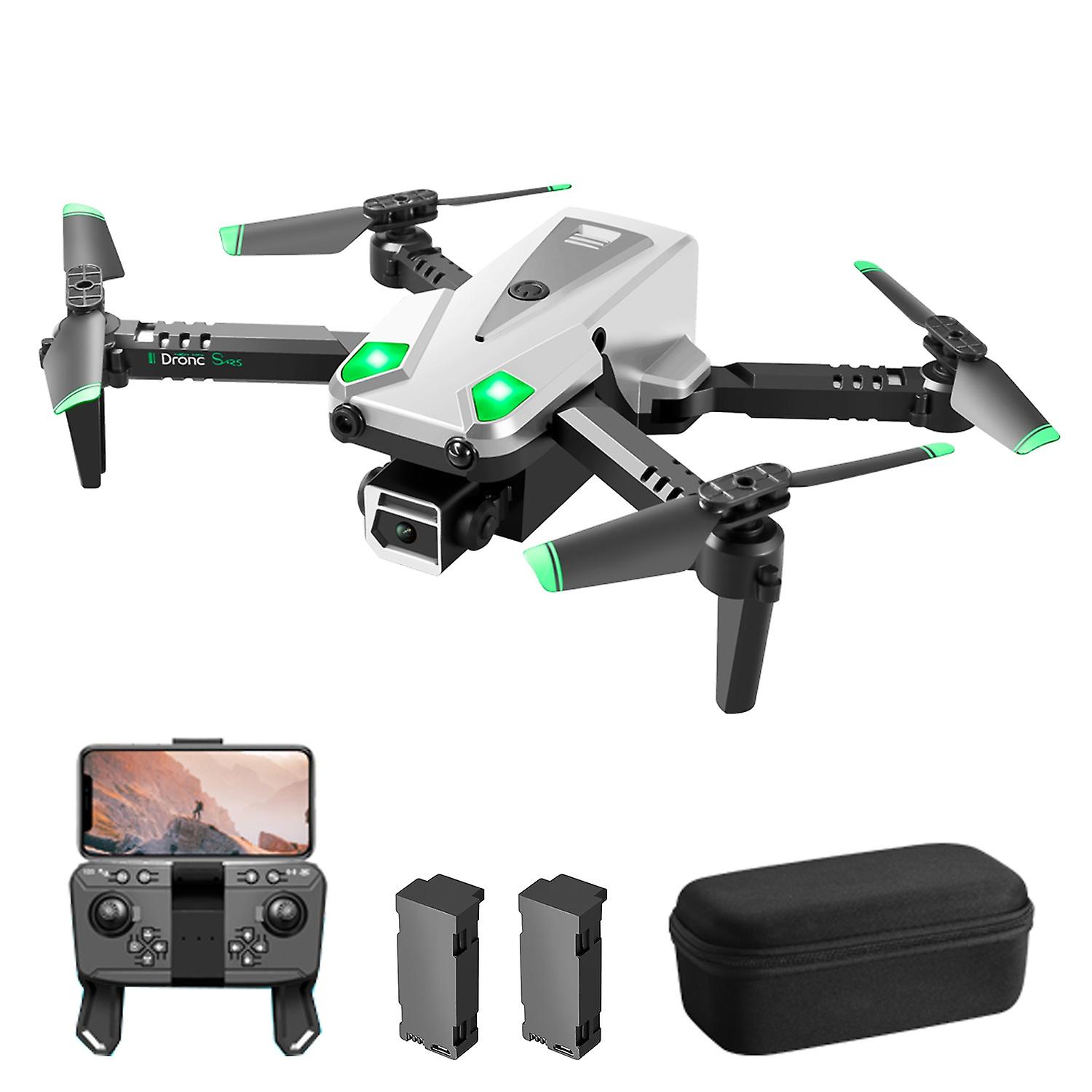 Remote Control Mini Drone with Dual Camera Foldable Headless Quadcopter with Obstacle Avoidance Func