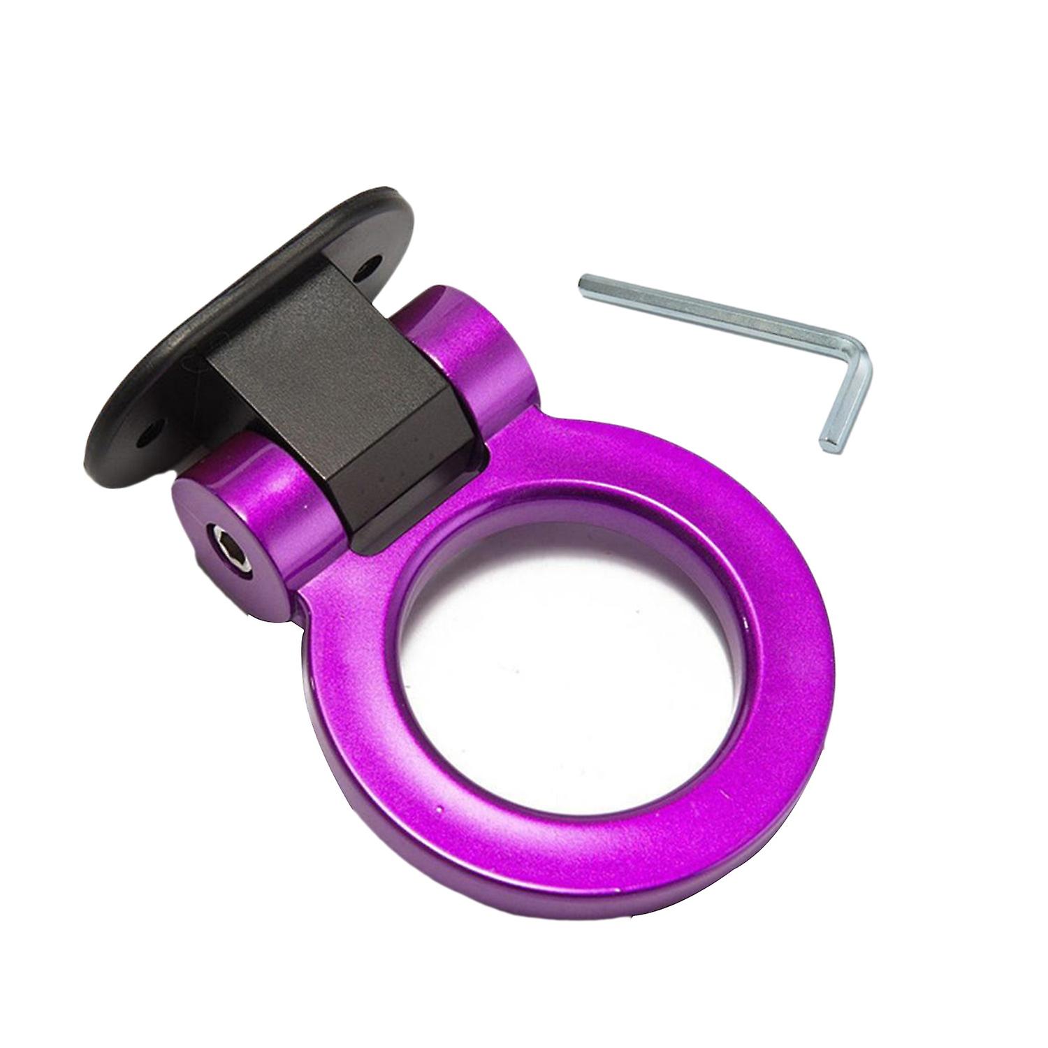 Towing Hook Racing Ring with Wrench Round Car Trailer Hook compatible Vehicle