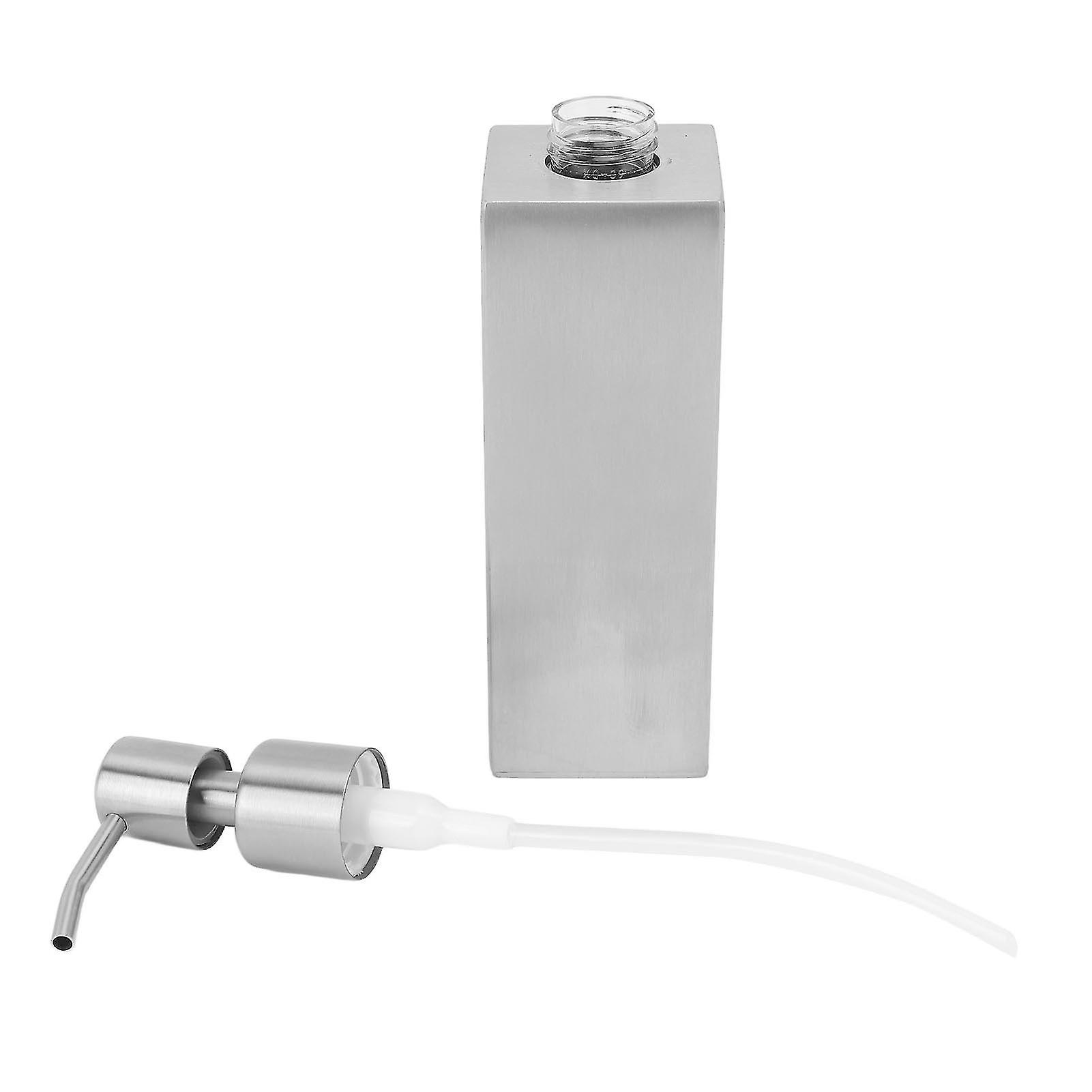 304 Stainless Steel Soap Dispenser, Rustproof, Refillable, 413g