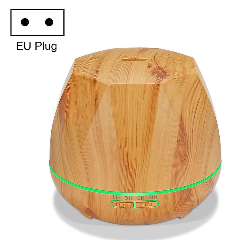Peach Shape Wood Grain Remote Control Ultrasonic Humidifier