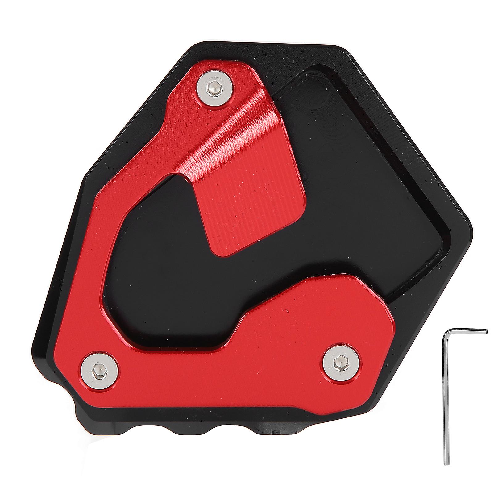 Kickstand Enlarger Pad Support Extension Plate for CRF1000L Africa Twin 2016-2019 Red Durable Replacement Accessory