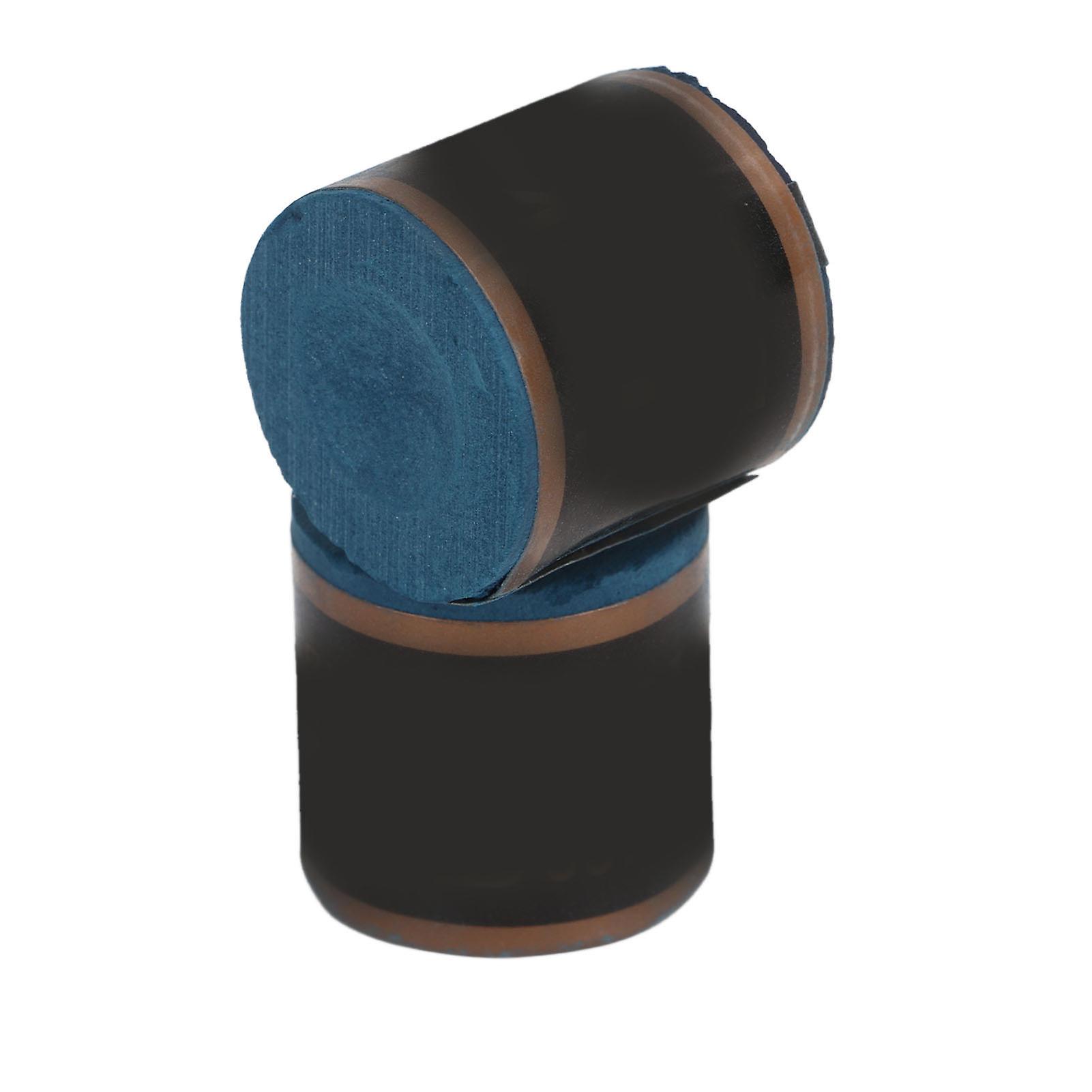 2pcs Pool Cue Billiard Chalk Billiard Cue Chalk Billiard Accessories Cylinder Strong Adhesion Blue 