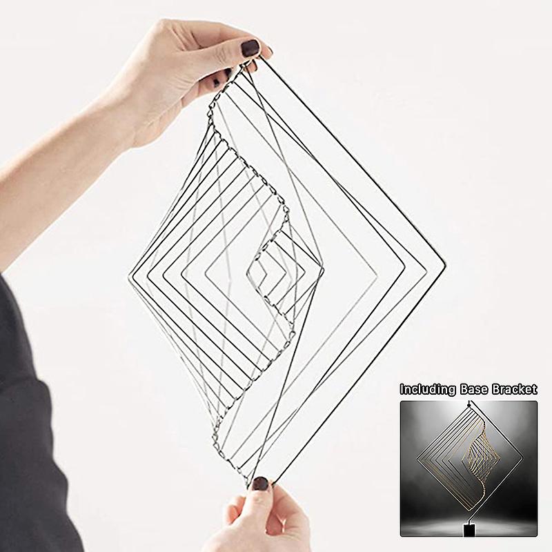 Square Wave Kinetic Spinner Creative Design Of Decorative Ornaments Modern