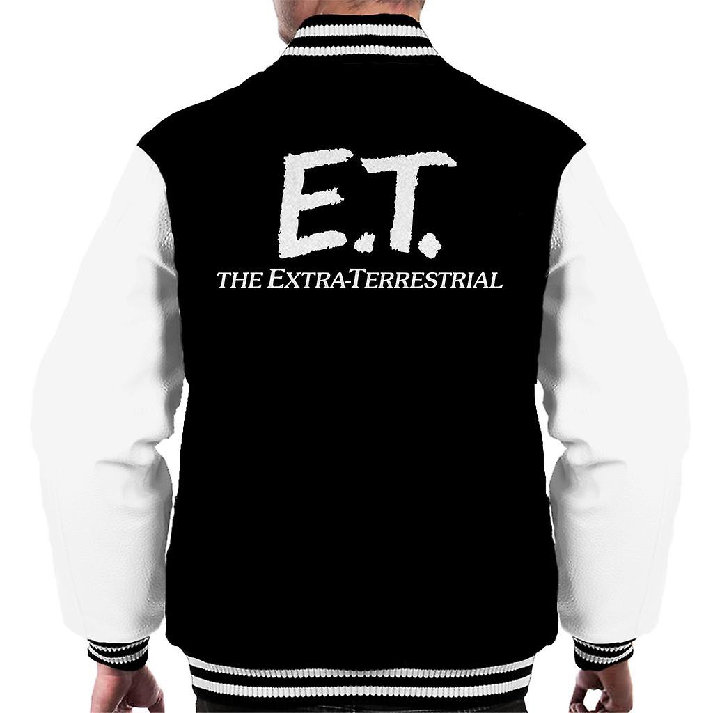 E.T. Retro Text Logo Men's Varsity Jacket