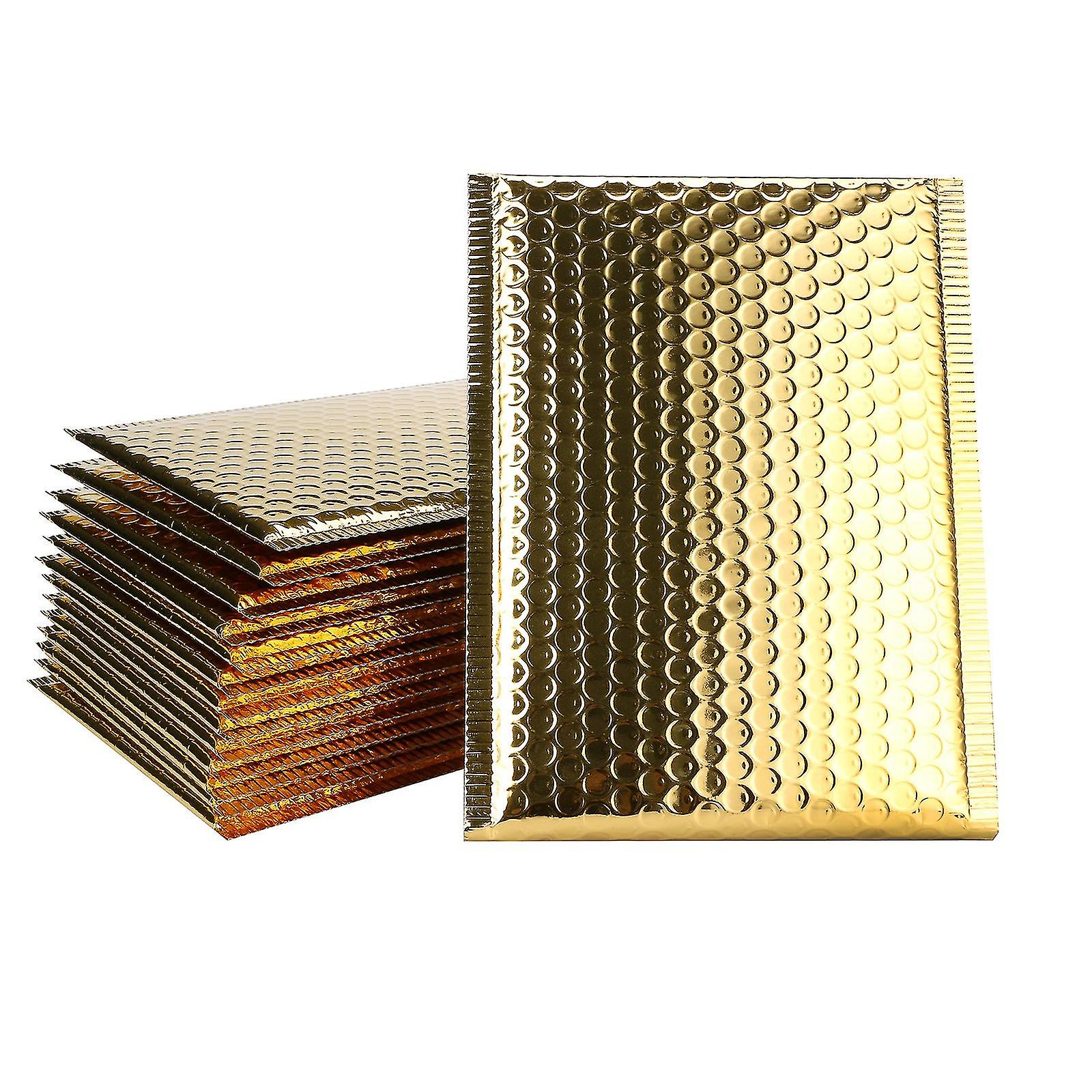Bubble Mailers Enveloppes Rembourrées Doublé Poly Mailer Auto-Scellé Aluminizer 50pcs-dwdz