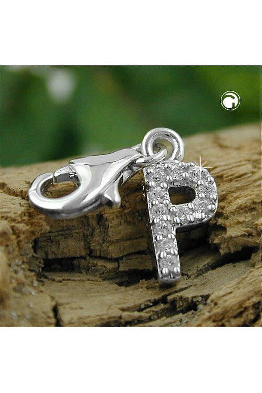 Pendant Charm Letter P Silver 925 - Gl90958