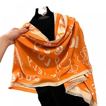 Veeki Sorority Gifts Womens Scarf Shawls And Wraps For Winter Warm Long Large Scarves Gift IdeaOrange
