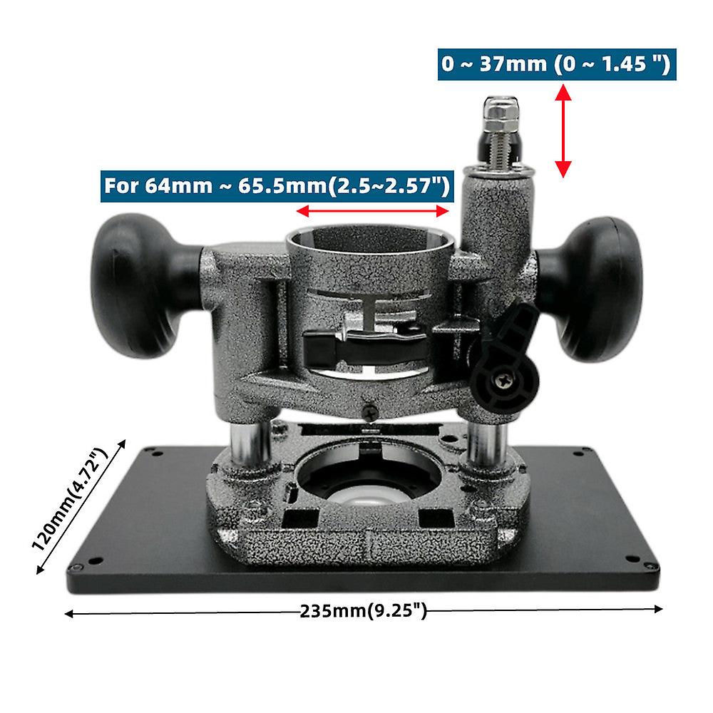 Besttoolifes Bohrhammer Hilfsgriff - Verstellbar 60-65mm, Rutschfester Griff