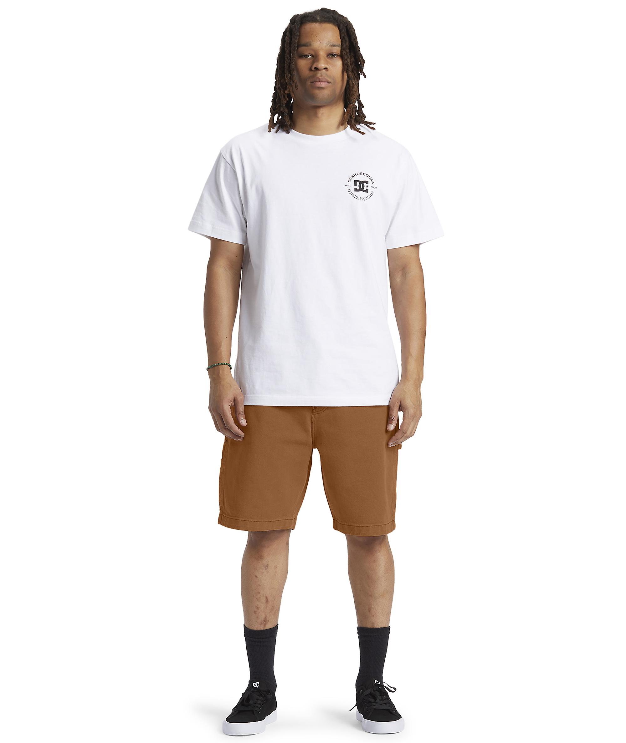 DC Shoes 男士 Carpenter 宽松 22 英寸多口袋加长腰牛仔短裤