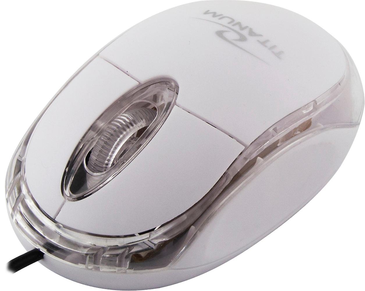 Titanum Raptor 3D Wired Optical Mouse Usb White