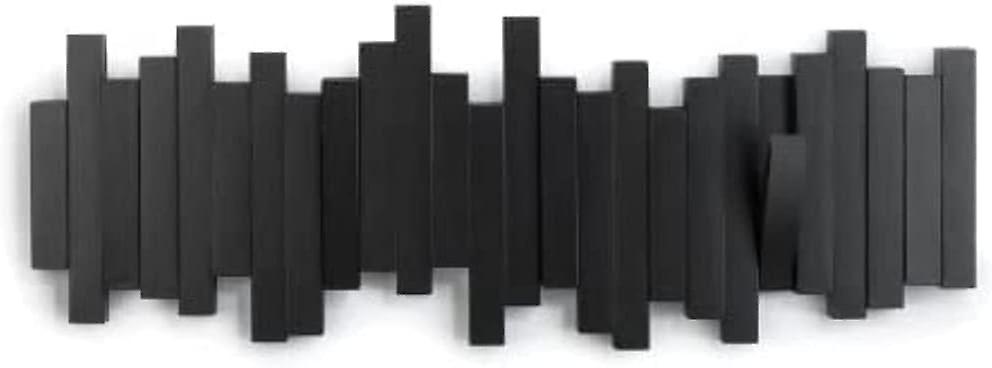 Black wall coat rack（49*18*13CM）