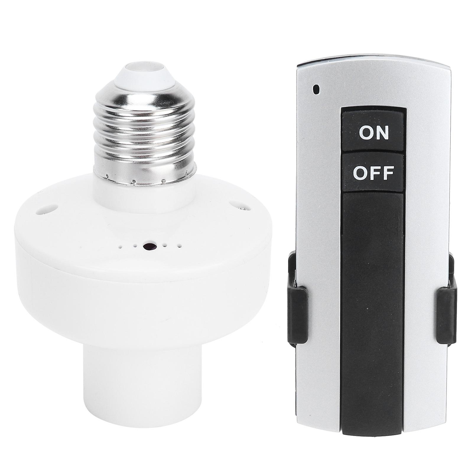 E27 Light Socket Bulb Base Holder with Remote Control Accessory for Home Bedroom 220V