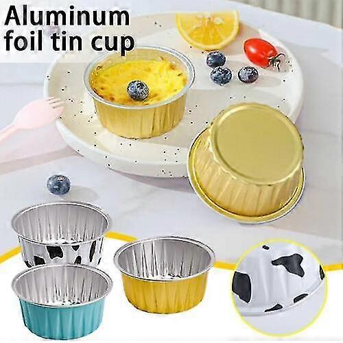 10pcs Cake Mold Cup Aluminum Foil Tin Cup