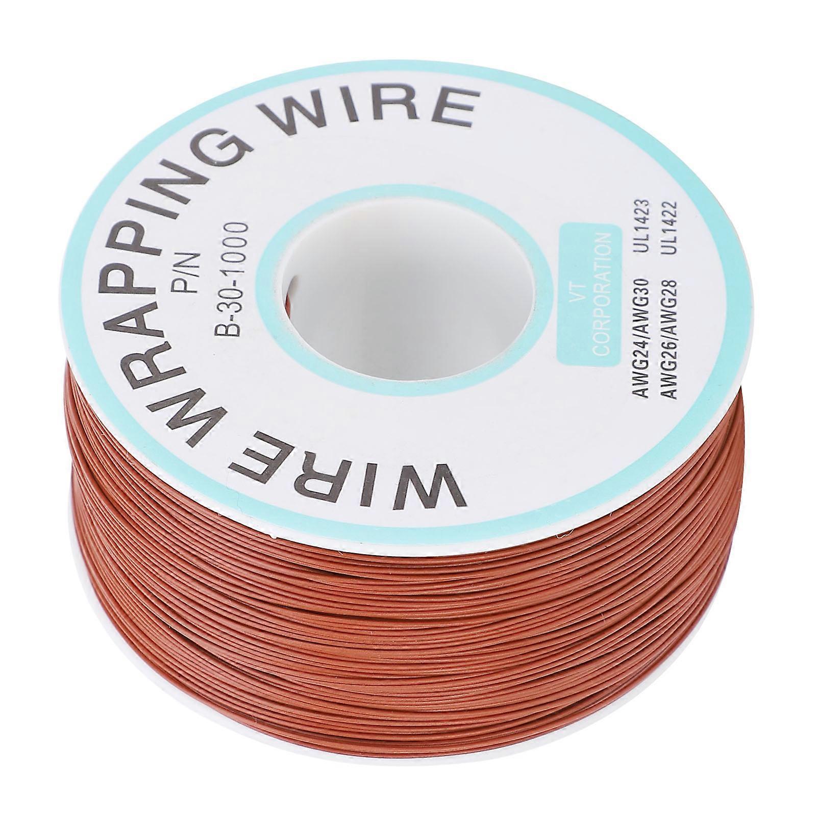 Copper Wire Circuit Board Flying Wire Tinned  Single Core Electronic Connecting LineBrown