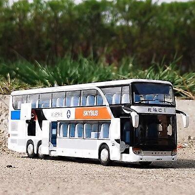 Bus à Impériale Jouet 1:32 Alliage - à Friction (pull Back), Avec Lumière Et Son, Neuf, Marque Générique