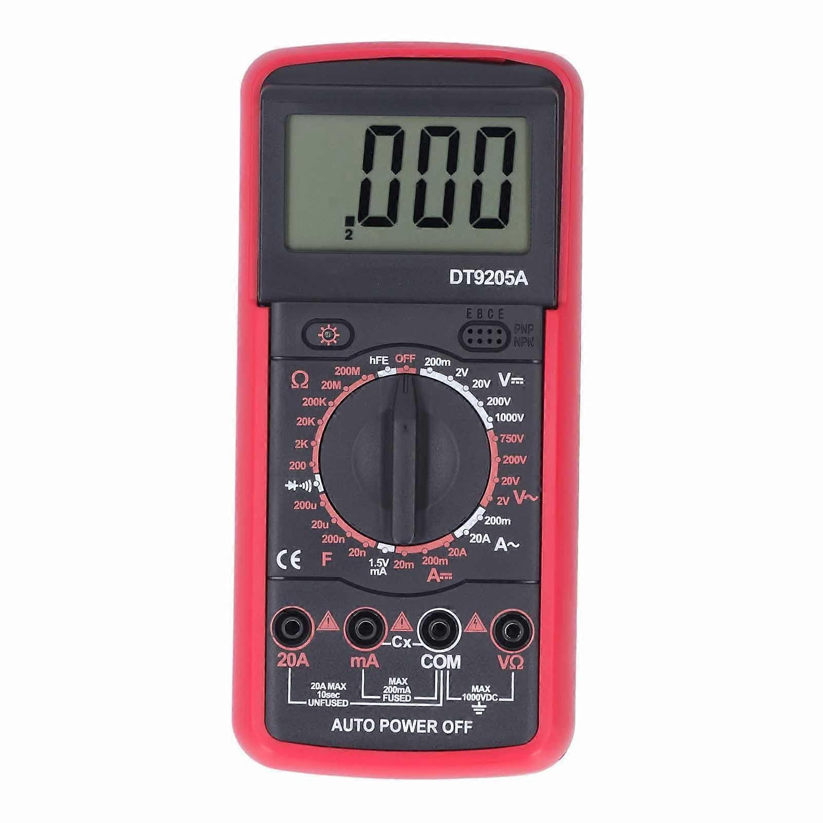 Digital Multimeter Electrical Voltage Tester Set High Accuracy Multifunctional Multi Meter