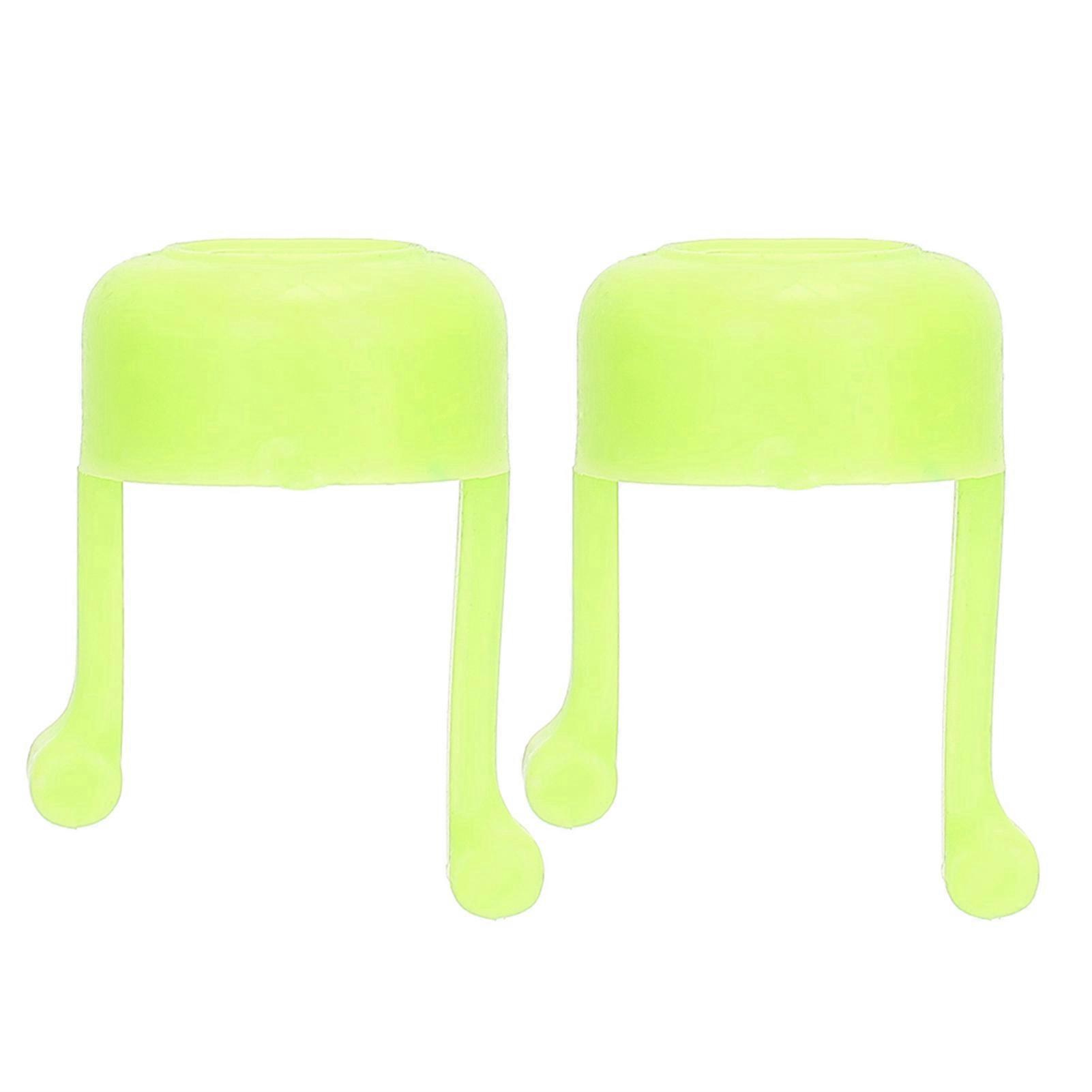 2pcs Portable Eyedrop Guide Aid Help Applicator Practical Eye Drop Bottle Holder Bracket Devicegreen