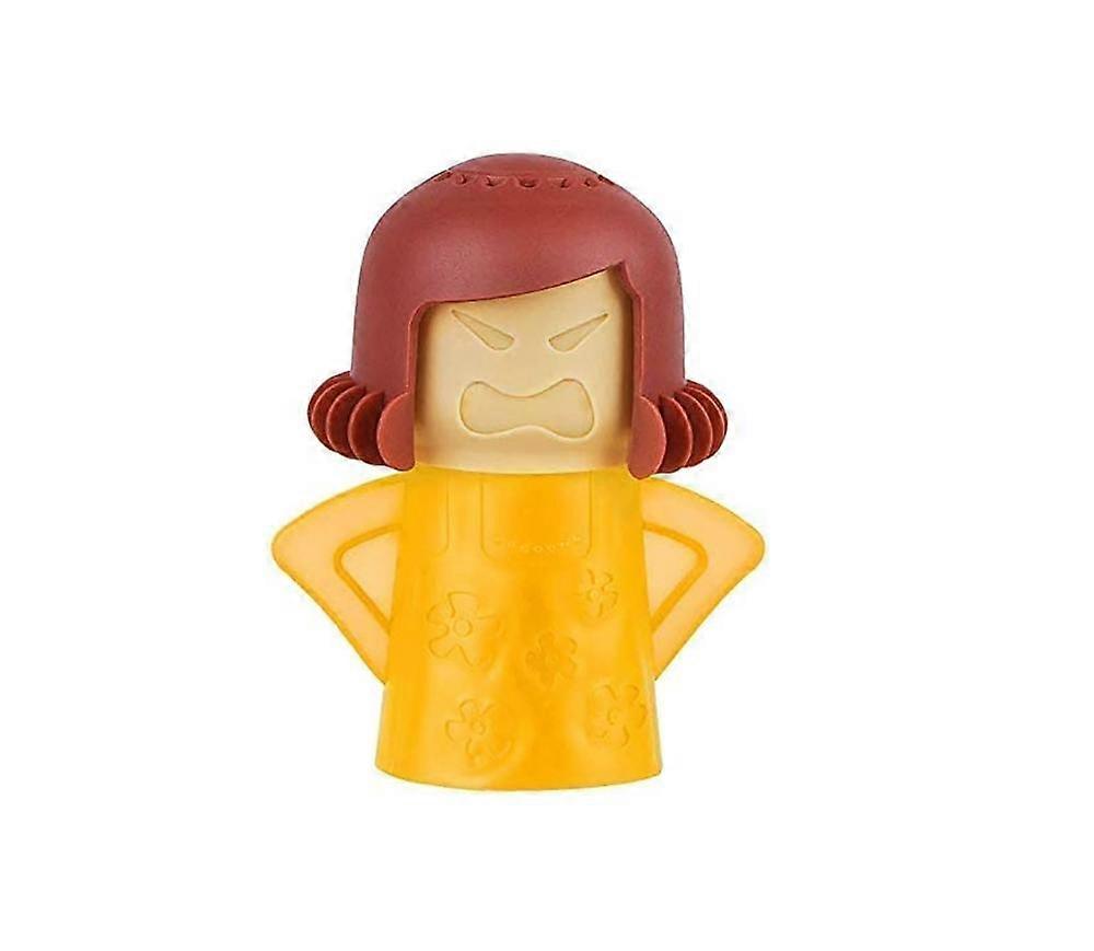 Angry Mama Microwave Cleaner, Microwave Steam Cleaner, Angry Mom Steamer Clean raw stains easily in minutes, steam clean and sanitize with vinegar and