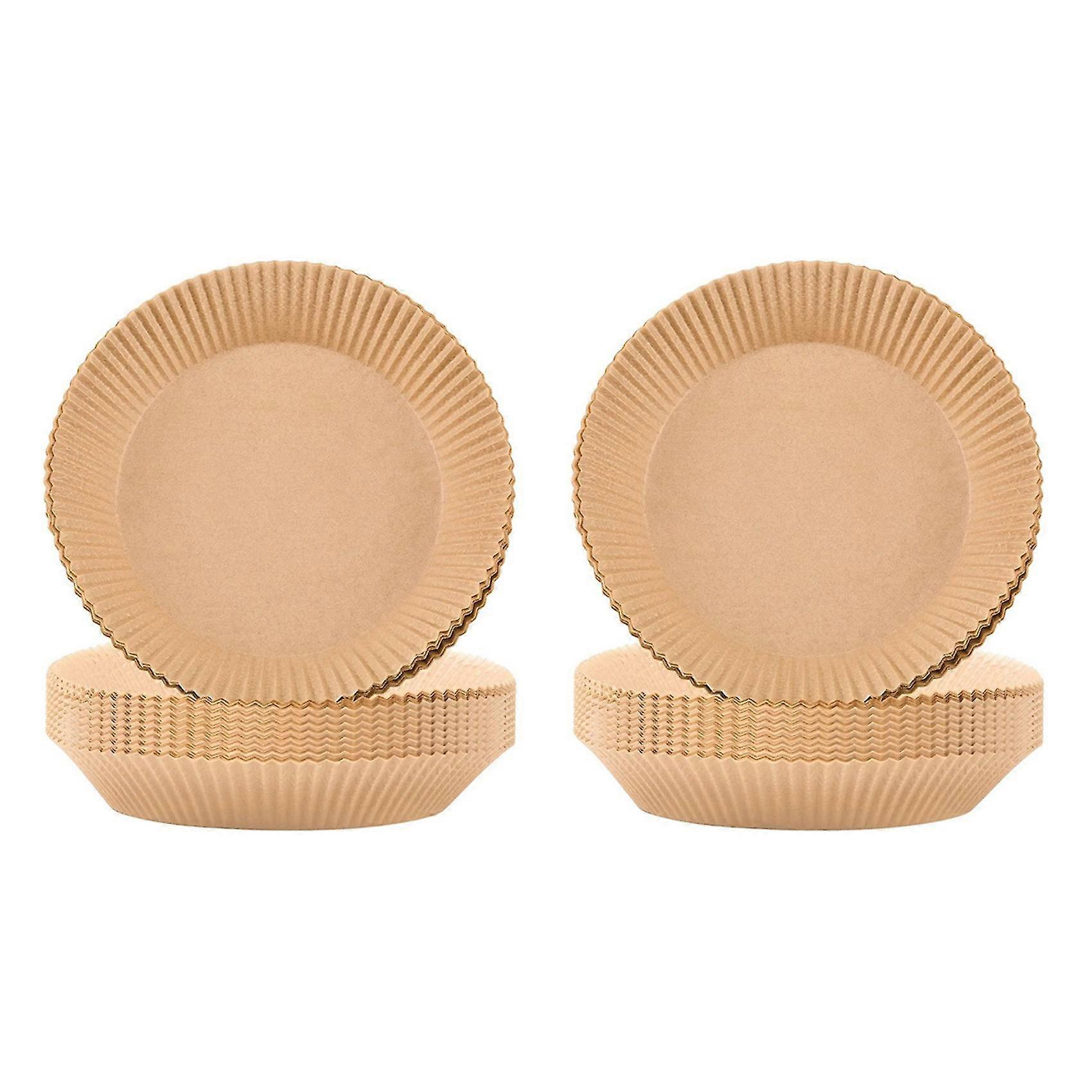 200pcs Air Fryer Parchment Paper Liners Non-stick Disposable Air Fryer Liners Basket Unperforated R