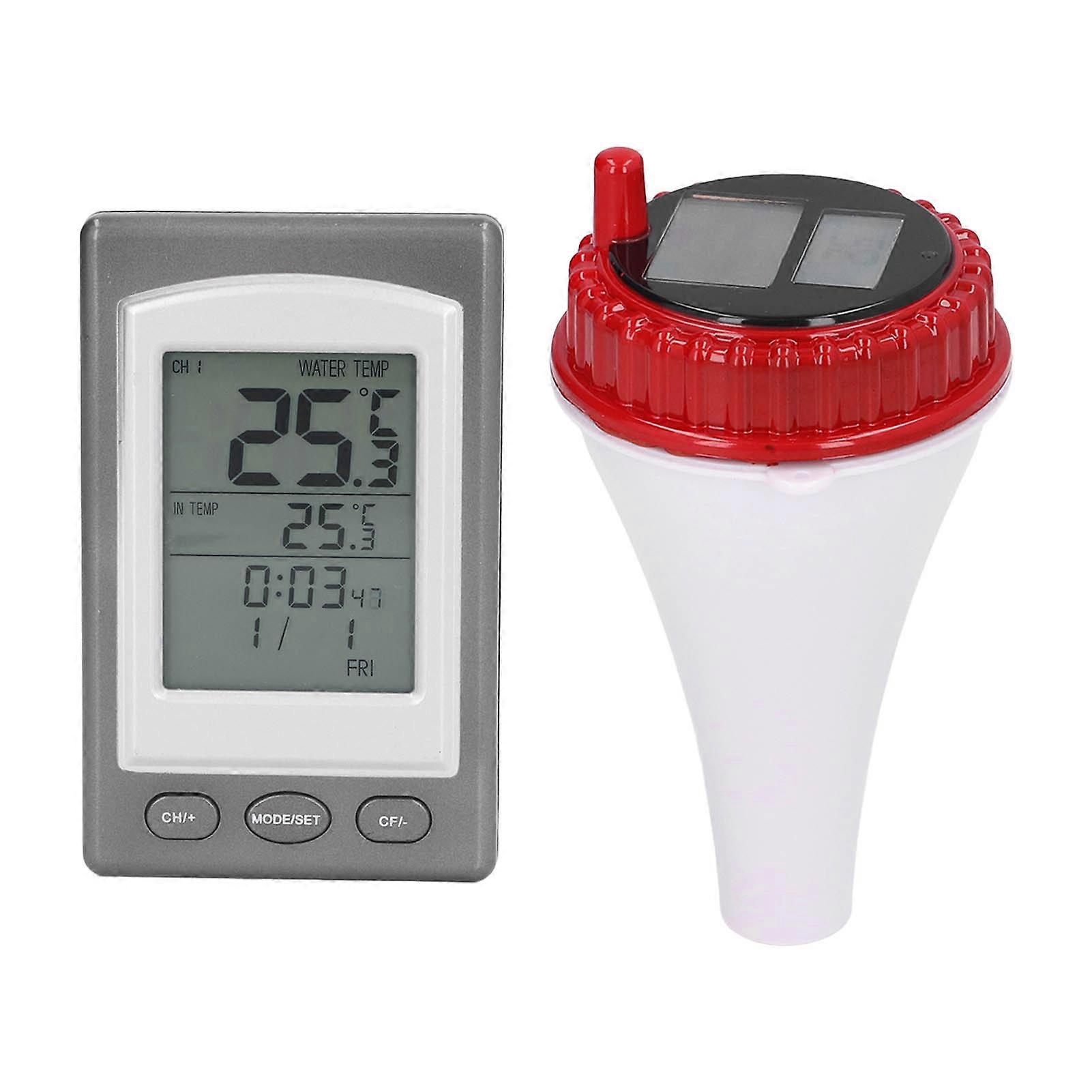 Wireless Swimming Pool Thermometer Solar Powered Floating Water Thermometer with LCD Display NO.0309