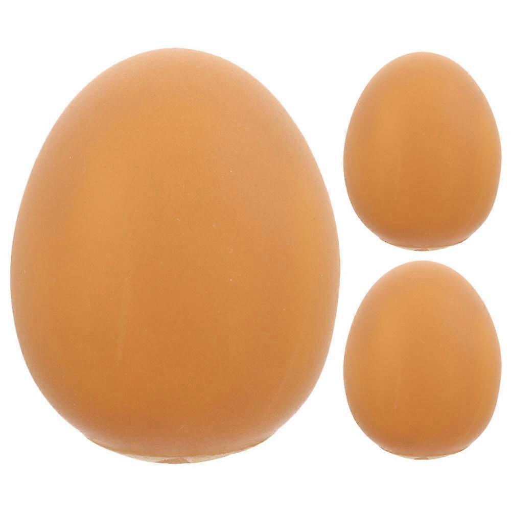 3pcs Dog Egg Toys Dog Squeaky Toys Interactive Dog Toys Squeaky Eggs for Small Dogs Puppy Pets