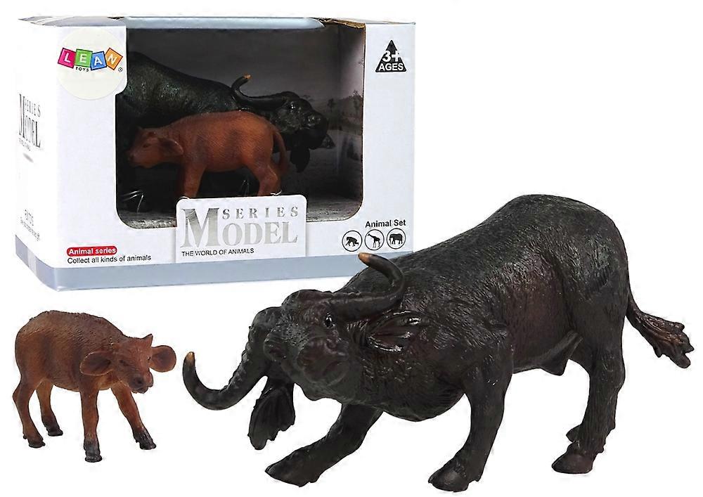 Realistic Buffalo Calf Figurine Set - Perfect for Little Explorers