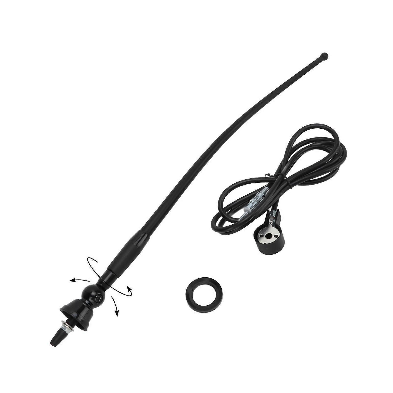 العالمي سيارة FM AM هوائي هوائي راديو تلقائي عالي المرونة مع موصل ذكر الدين لقافلة حافلة الشاحنة