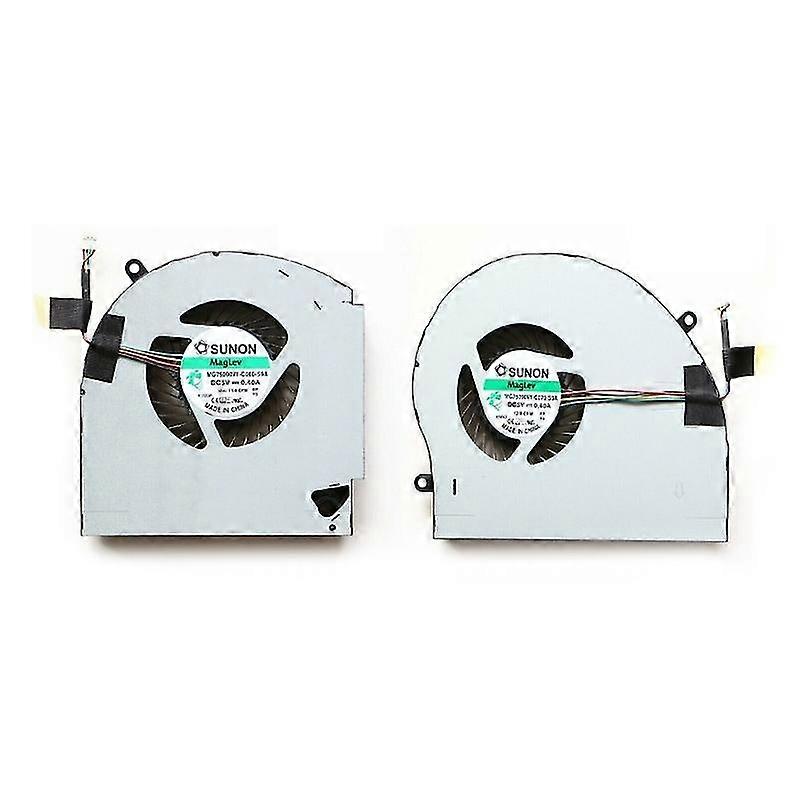CPU GPU Fan Laptop Cooling Fan 5V 0.4A 4Pin Radiator for Dell Alienware 17 R4 R5
