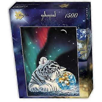 Grafika Schim Schimmel - Earth Lights Jigsaw Puzzle (1500 Pieces