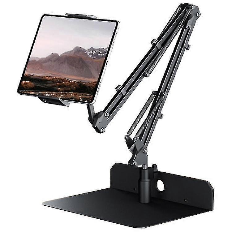 T31 Hidden Lazy Phone Tablet Universal Stand With N2L Extended Arm + 4 Cable Clips