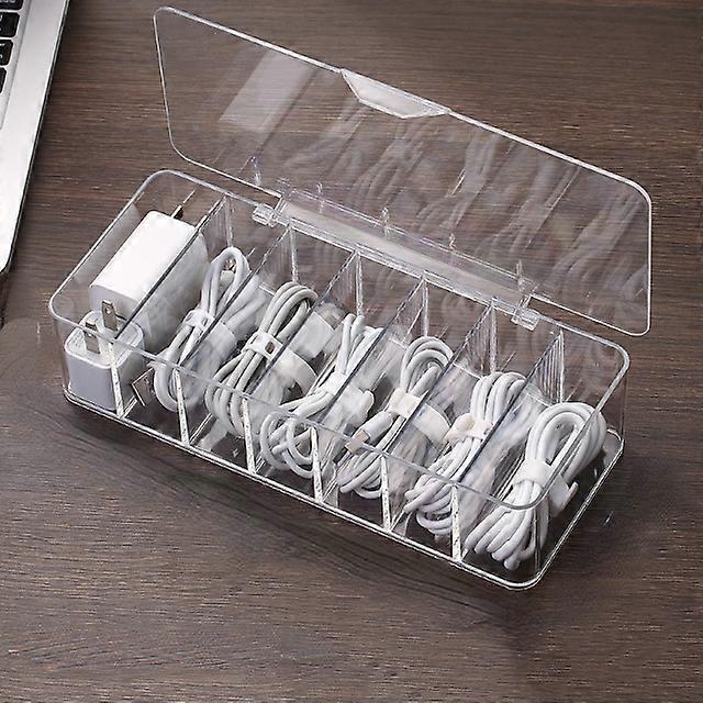Data Cable Storage Box Desktop Stationery Storage Box