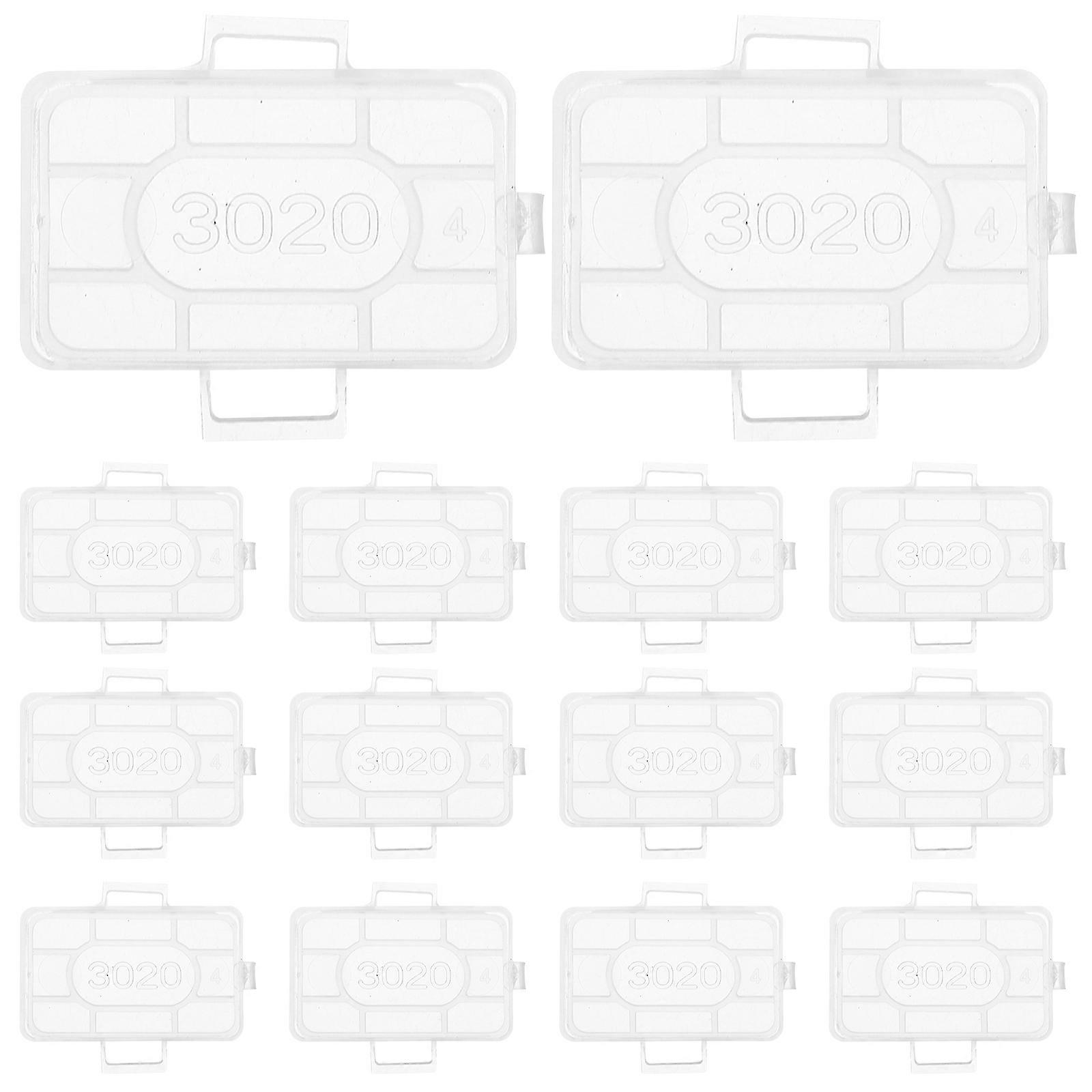 100pcs Cable Label Holder Plastic Cable Identification Case Wire Sign Name Holder