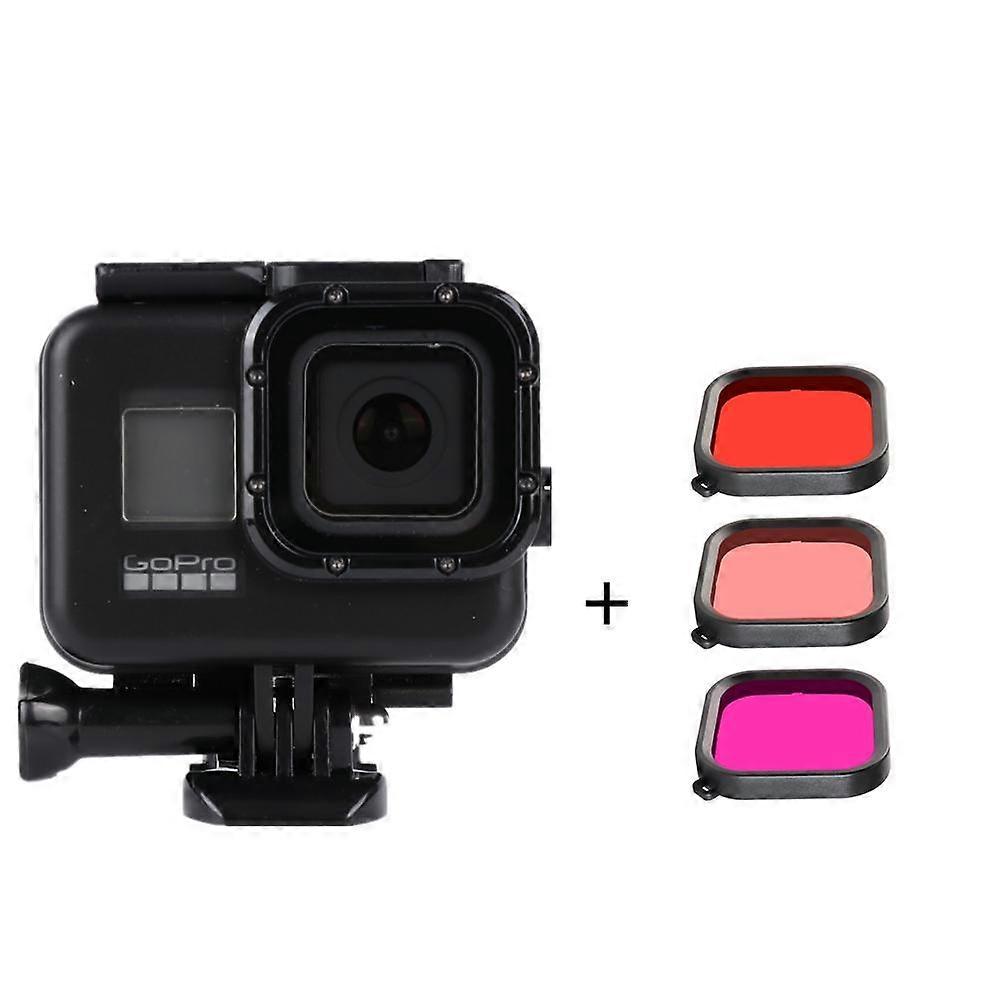 Dive Case For Gopro Hero 8 Waterproof Housing Case Underwater Protector Cover Housing Shell for GoPro Hero8