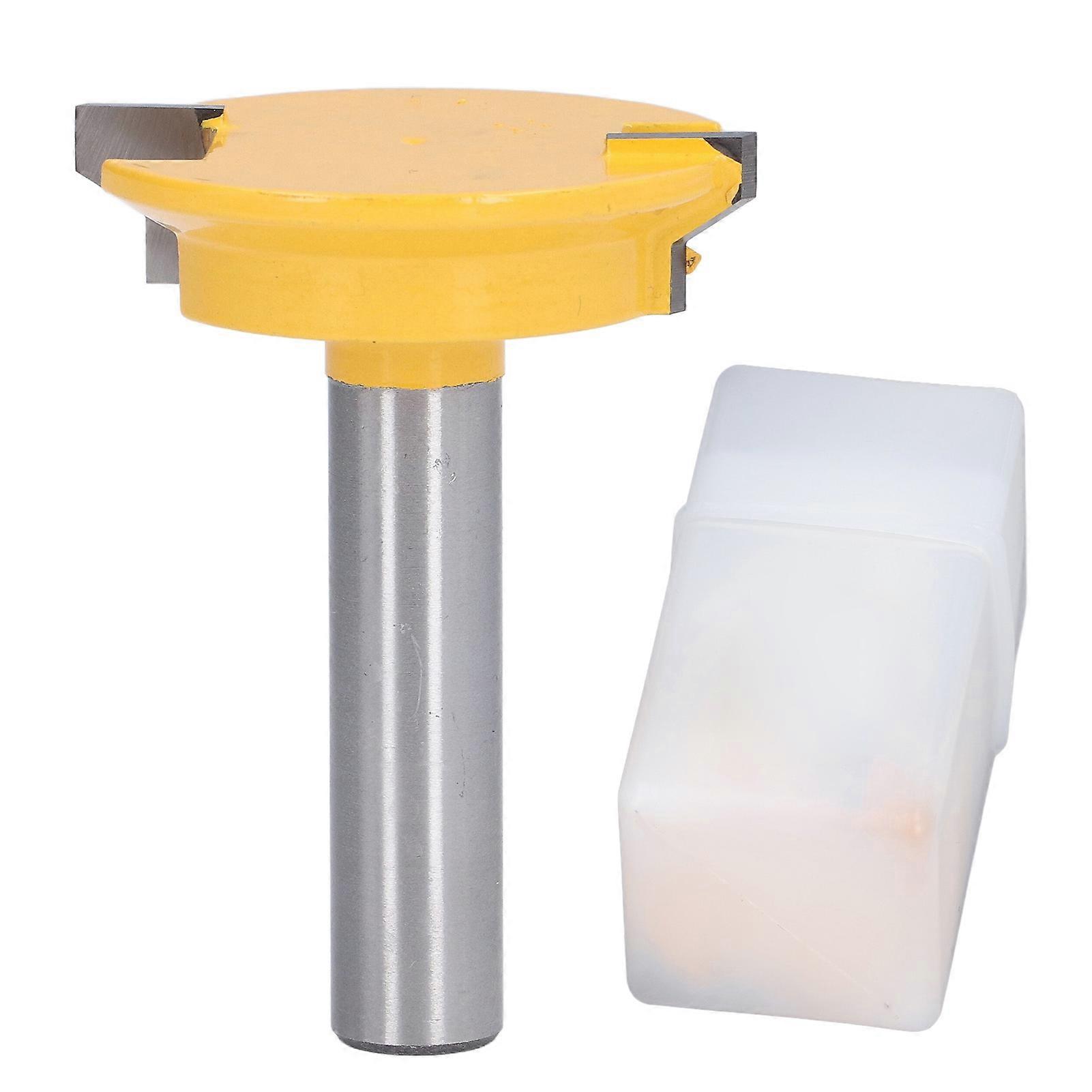 Drawer Front Joint Router Bits Carbon Steel Alloy Drawers Lock Bit Woodworking Milling Cutters 1/2in Shank YEMAA