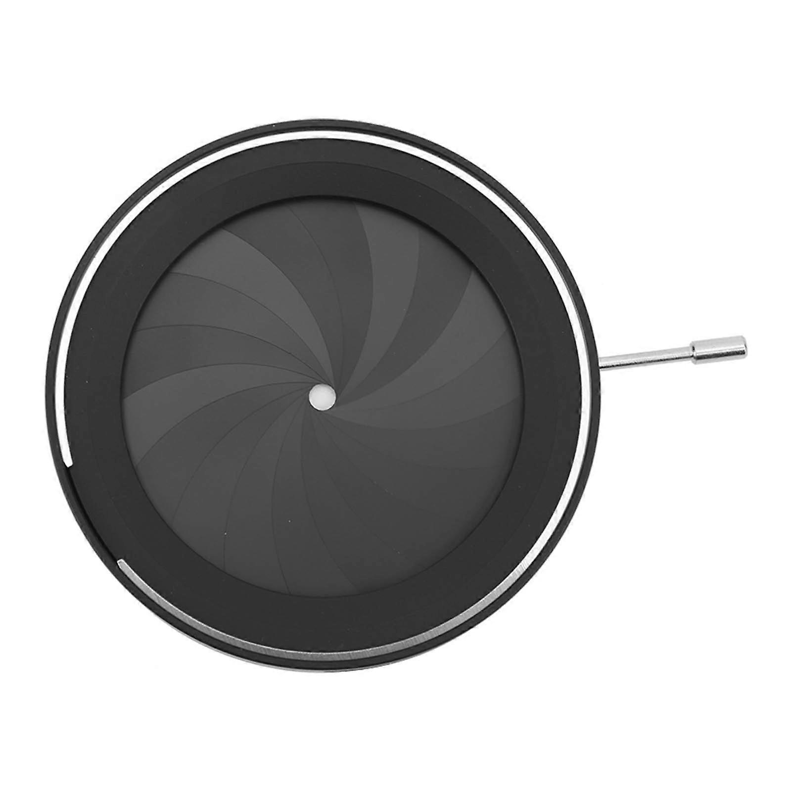 Bländarmembran i aluminiumlegering Handtagsjustering Mekanisk irisbländarmembran för mikroskop