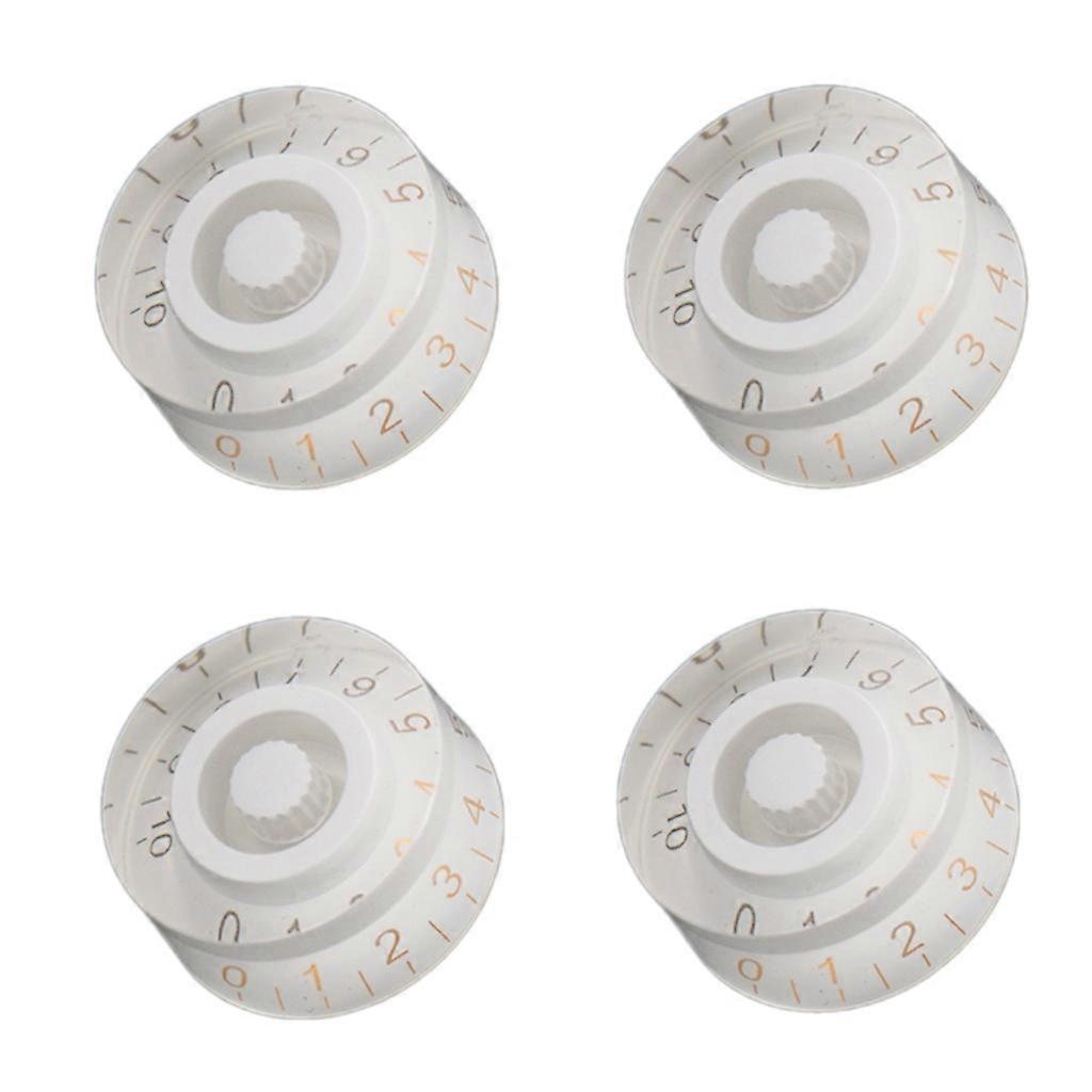 4Pcs Bass Knobs Guitar Knobs Potentiometer Jazzes Bass Knobs Concentric Knobs